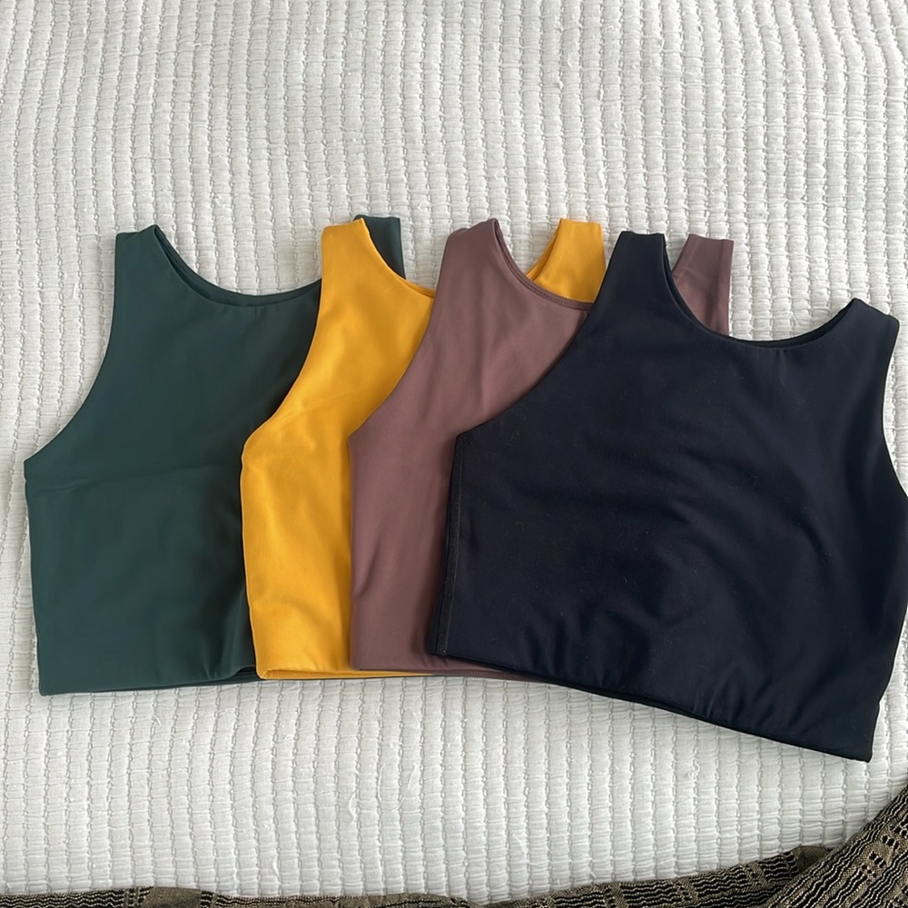 Girlfriend Collective Tops and Bottoms Bundle Size M